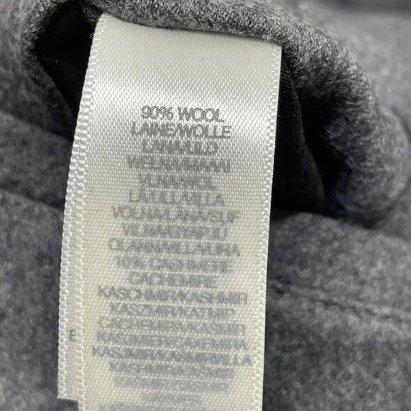 NEW PAUL SMITH Men's Wool Straight-Leg Dress Pants – Grey – Size 36 – NWT